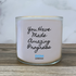 You Have Made Amazing Progress | Large 3-Wick Inspirational Candle