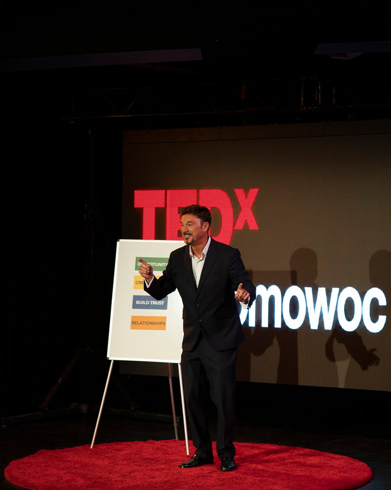 Dom LeRoux, TEDx Speaker - Photo by Mark Dagenais
